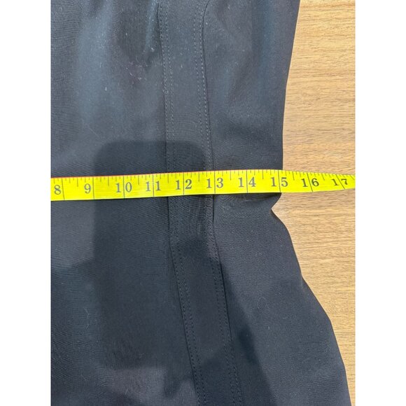 Tahari Arthur S. Levine black cap-sleeve sheath dress, size 6. - Picture 15 of 16